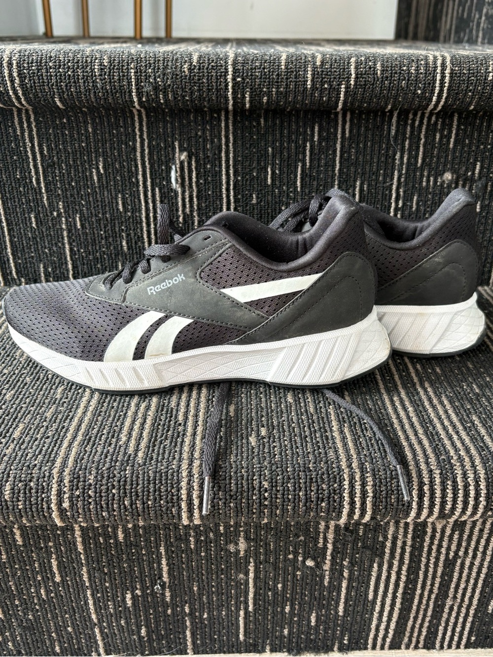 Reebok Women’s Black and White Running Sneakers